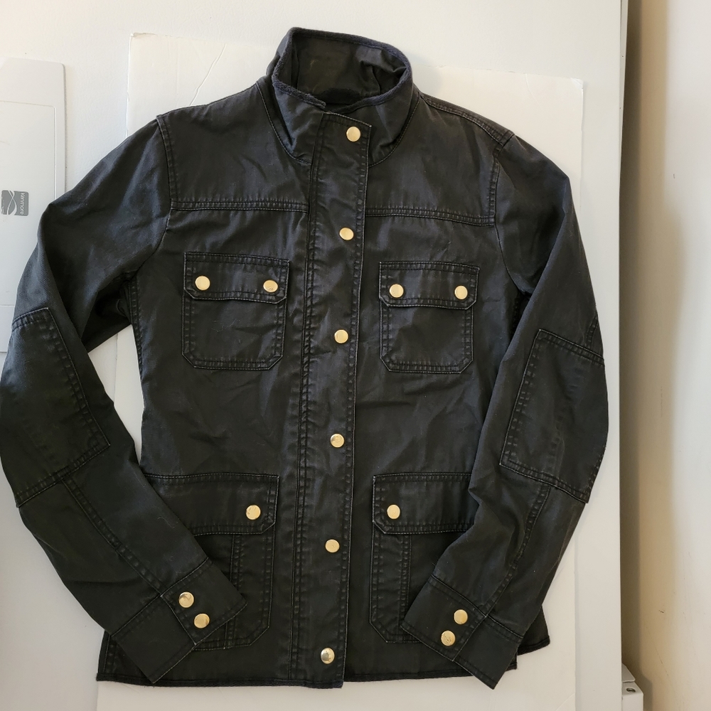 J Crew Relaxed Boyfriend Field/Utility Jacket Size S